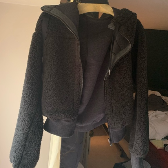 short sweet sherpa jacket lululemon
